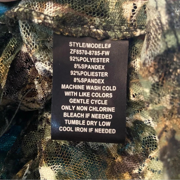 💥5/$25 Majora women’s sheer lace tank top in size large - Picture 8 of 8